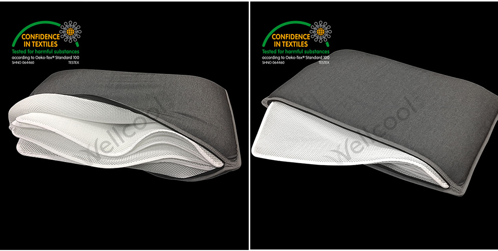 Three-Dimensional 3D Mesh Fabric Pillow